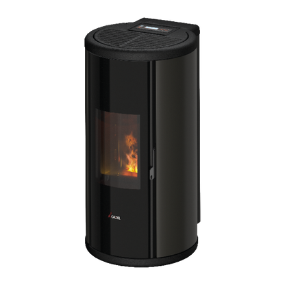 Sound 7 Ps Metallo Antracite Stufa a Pellet 7 Kw Ad Aria CADEL