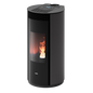 Spin Plus 9 Airtech Up-Twin Metallo Titanium Stufa a Pellet 8,5 Kw Canalizzata Ad Aria CADEL