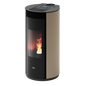 Spin Plus 9 Airtech Up-Twin Metallo Light Bronze Stufa a Pellet 8,5 Kw Canalizzata Ad Aria CADEL