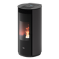 Spin Plus 9 Airtech Ps Metallo Titanium Stufa a Pellet 8,5 Kw Canalizzata Ad Aria CADEL
