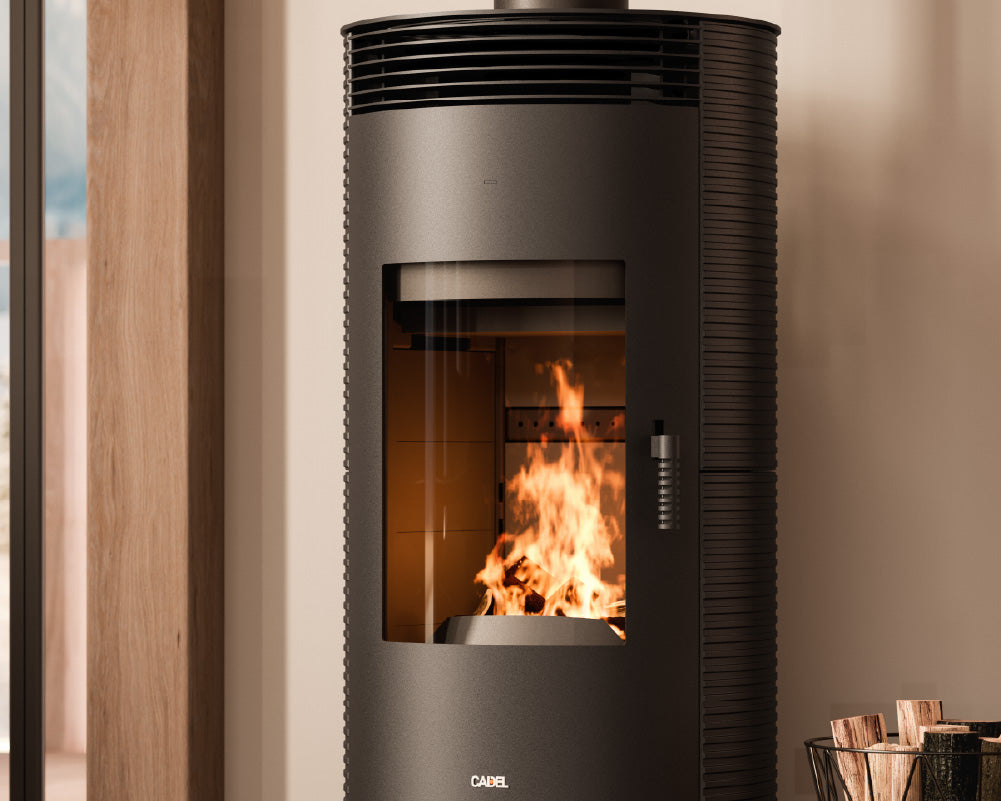 Spin 9 Wood Air Stufa a Legna 9 Kw Ad Aria CADEL