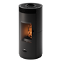 Spin Plus 9 Wood Ghisa Nero Stufa a Legna Ventilata e Canalizzata ad Aria 9 kW Cadel