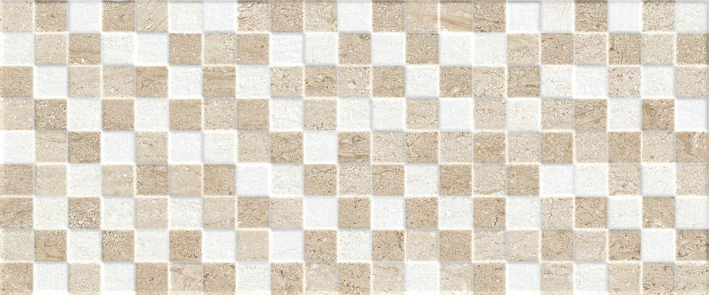 Trani Mosaico beige/almond 25x60 Savoia Italia