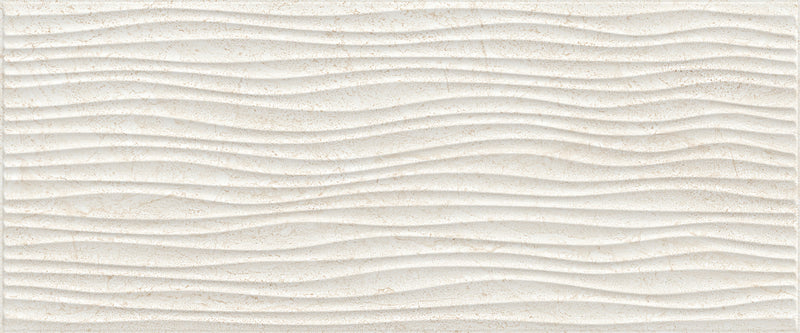 Trani Onda Almond 25x60 Bordo Nat. Lucido Savoia Italia