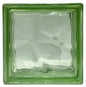 Vetromattone Ondulato Verde 19x19x8