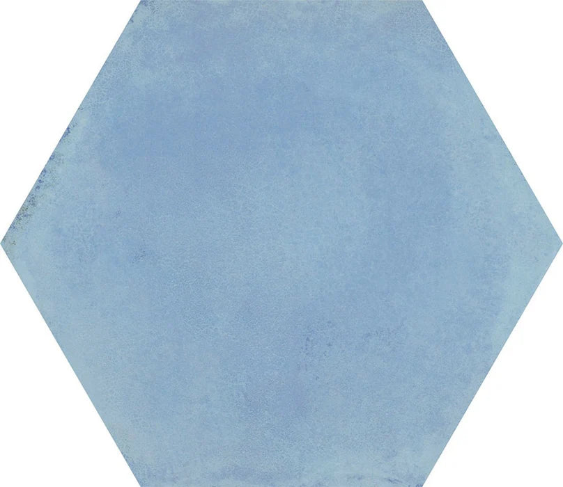 Vietri Esagono Azzurro 40x35 Savoia Italia