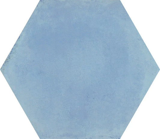 Vietri Esagono Azzurro 40x35 Savoia Italia