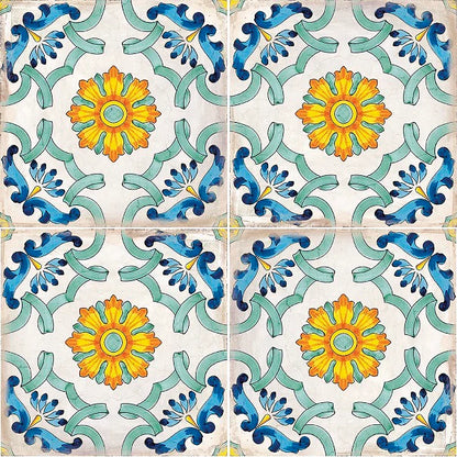 Vietri Decoro Praiano 34x34 Savoia Italia
