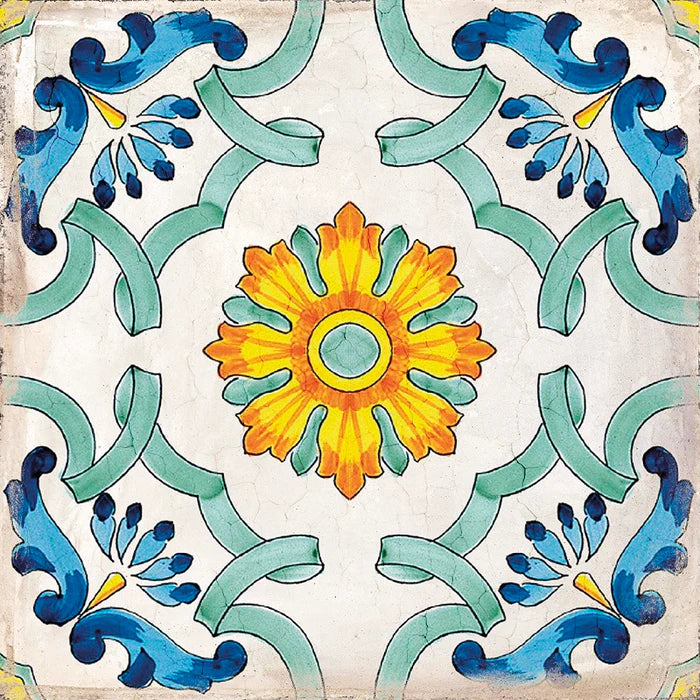 Vietri Decoro Praiano 34x34 Savoia Italia