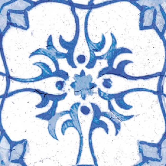 Vietri Decoro Blu Mix 22x22 Savoia Italia