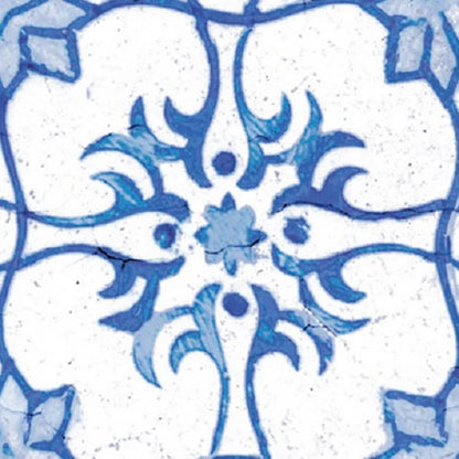 Vietri Decoro Blu Mix 22x22 Savoia Italia