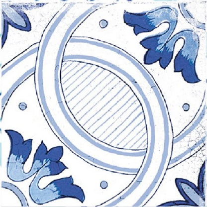 Vietri Decoro Blu Mix 22x22 Savoia Italia