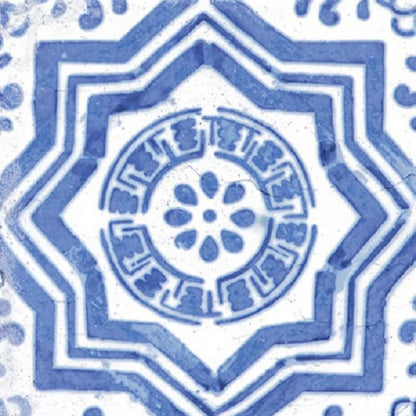 Vietri Decoro Blu Mix 22x22 Savoia Italia