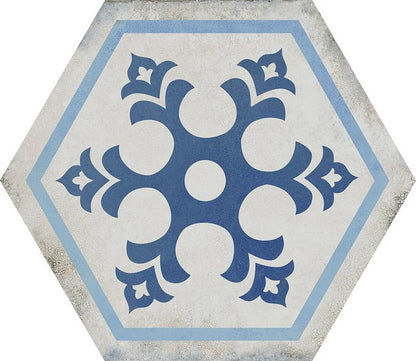 Vietri Esagona Decoro 40x35 Savoia Italia