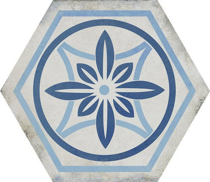 Vietri Esagona Decoro 40x35 Savoia Italia