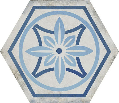 Vietri Esagona Decoro 40x35 Savoia Italia