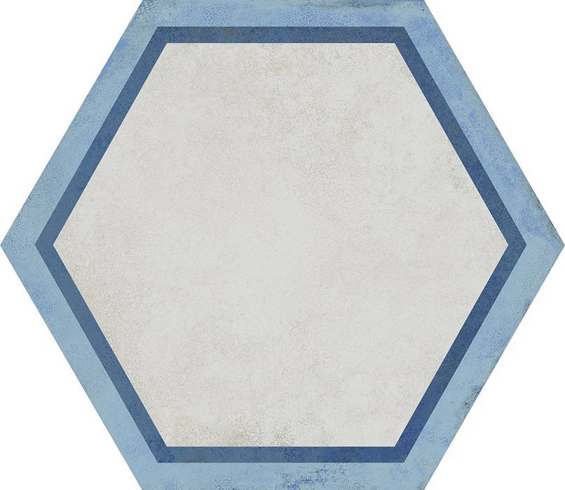 Vietri Esagona Decoro 40x35 Savoia Italia