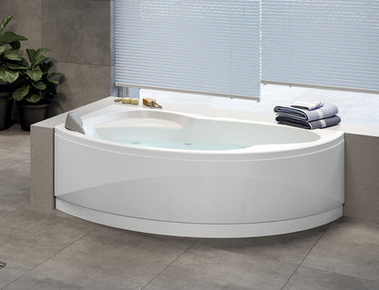 Vasca Angolare Asimettrica Semicircolare Vogue Novellini