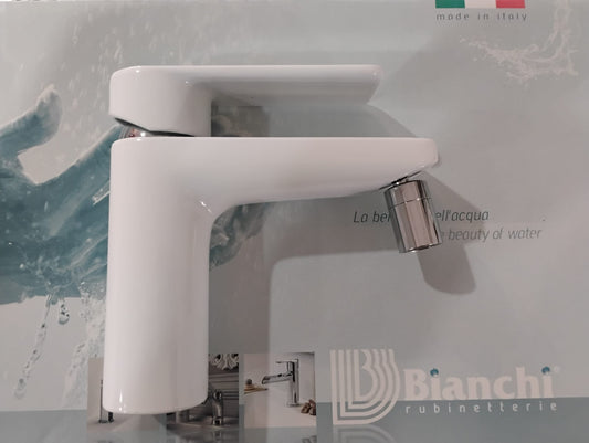 Miscelatore Monocomando Bidet Bicolor Cromo/Bianco Freedom Bianchi Rubinetterie