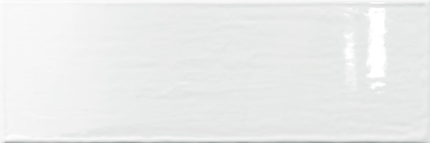 Pastel White Glossy 20x60 Bordo Nat. Lucido Savoia Italia