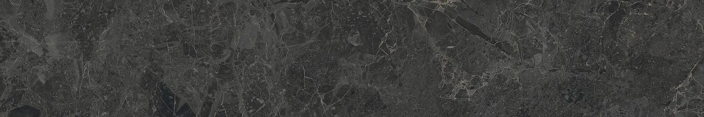 LIMESTONE LISTONCINO BELGIUM BLACK NATURALE RETTIFICATO 10X60 - CERAMICHE PIEMME