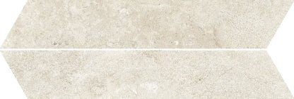 LIMESTONE CHEVRON ITALIAN WHITE LEVIGATO RETTIFICATO 10X53 - CERAMICHE PIEMME