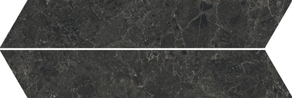 LIMESTONE CHEVRON BELGIUM BLACK LEVIGATO RETTIFICATO 10X53 - CERAMICHE PIEMME