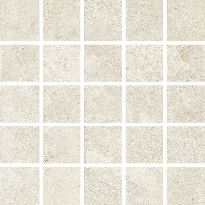 LIMESTONE ITALIAN WHITE MOSAICO MIX LEVIGATO 30X30 NATURALE - CERAMICHE PIEMME