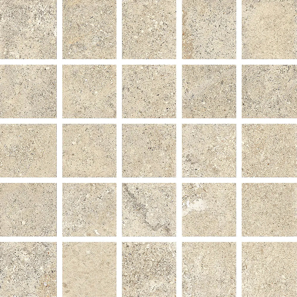 LIMESTONE FRENCH BEIGE MOSAICO MIX LEVIGATO 30X30 NATURALE - CERAMICHE PIEMME
