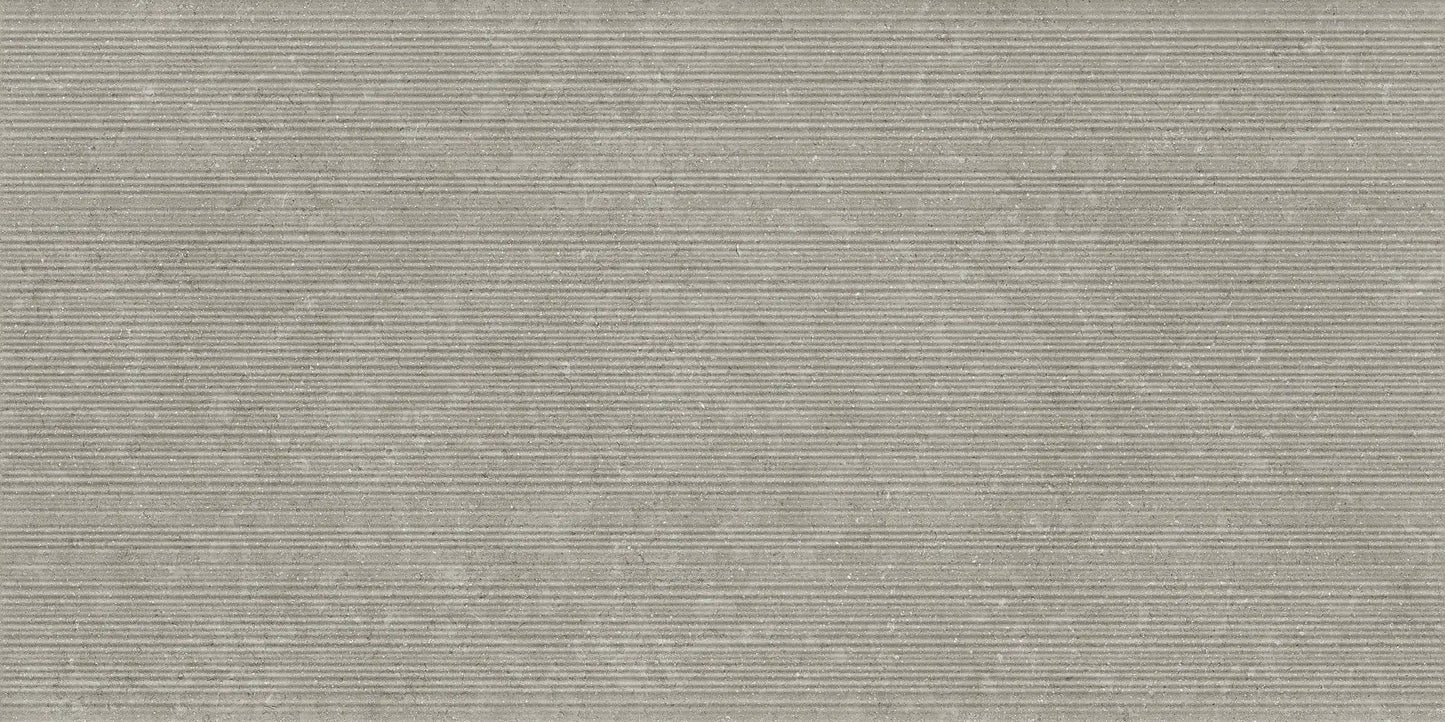 LIMESTONE ENGLISH GREY RIBBED NATURALE RETTIFICATO 60X120 - CERAMICHE PIEMME