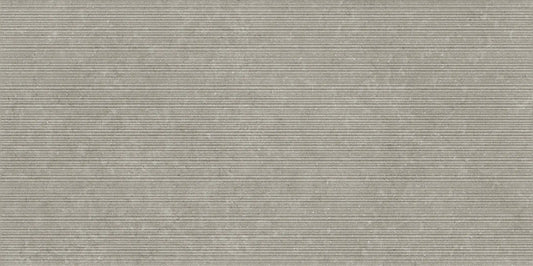 LIMESTONE ENGLISH GREY RIBBED NATURALE RETTIFICATO 60X120 - CERAMICHE PIEMME