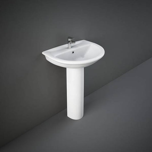 Karla Lavabo monoforo L. 55 cm Rak Ceramics