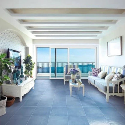 Cotto Blu Mediterraneo 34x34 Savoia Italia