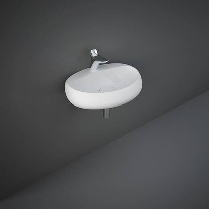 Cloud Lavabo sospeso bianco opaco L. 65 cm Rak Ceramics