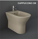 Feeling Bidet filo muro erogazione rubinetto cappuccino opaco matt  Rak