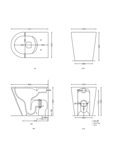 MARE VASO TERRA BIANCO CERAMICA CIELO