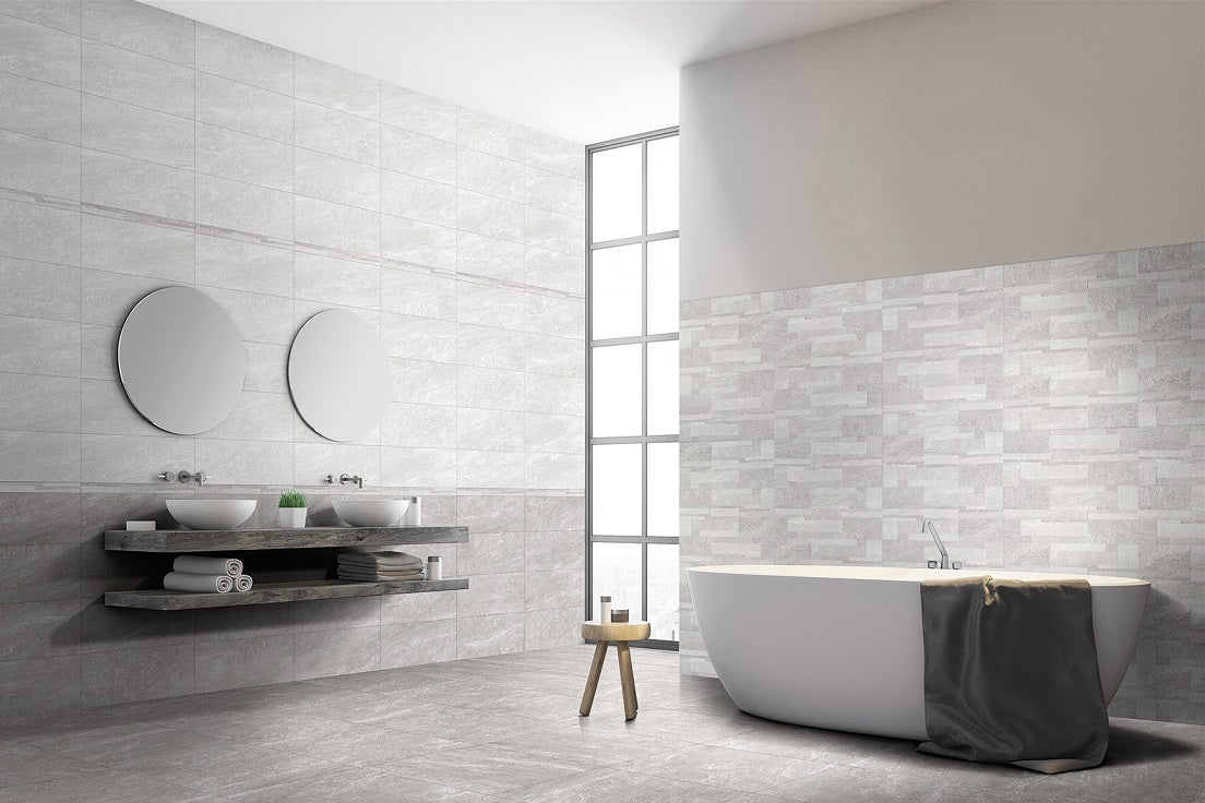 Moon Muretto Grigio 25x60 Ceramica Euro