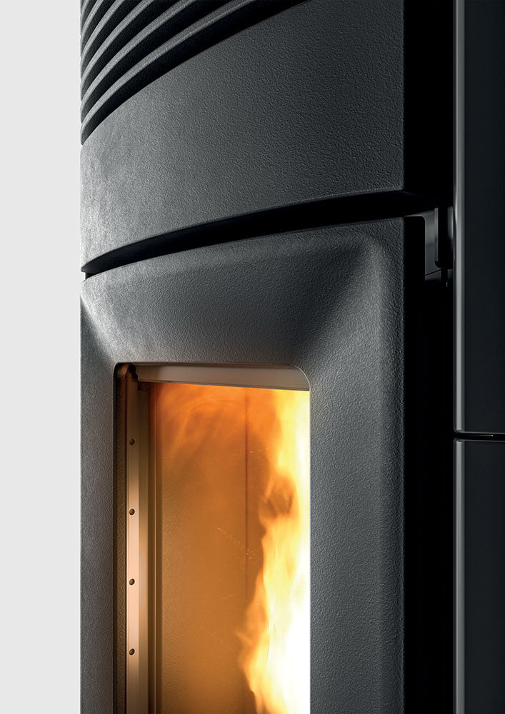 Club Air 14 KW Pellet Stove in White Ceramic MCZ
