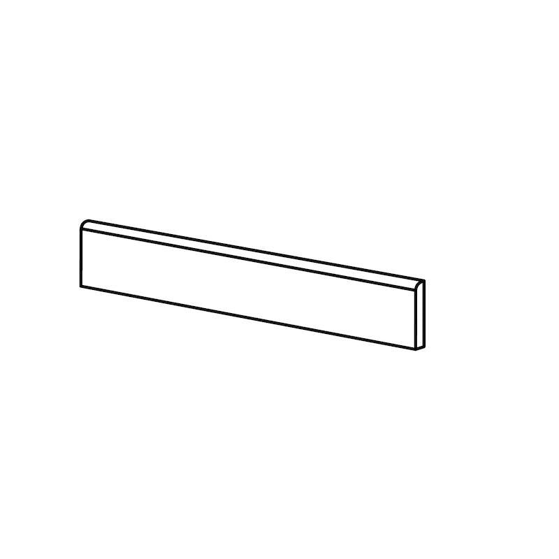 Concreta Antracite Battiscopa 6,5x60 Serenissima Ceramiche