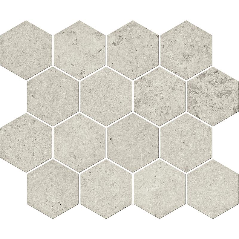 Concreta Mosaico Esagona Avorio 25X30 Serenissima Ceramiche