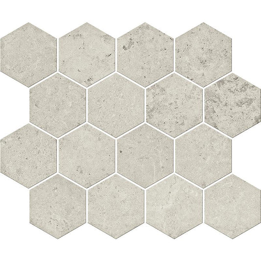 Concreta Mosaico Esagona Avorio 25X30 Serenissima Ceramiche