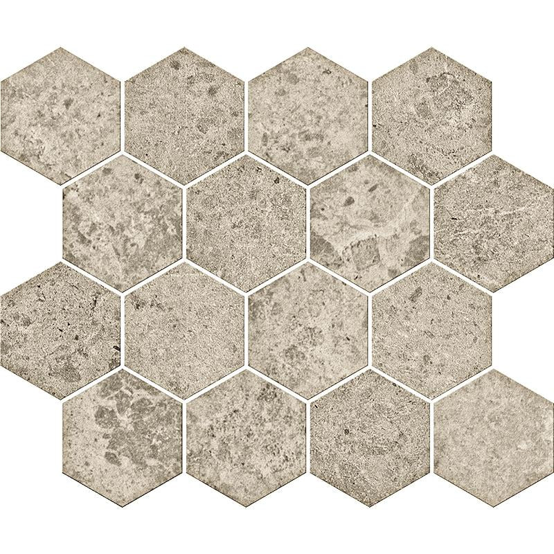 Concreta Mosaico Esagona Ecru 25X30 Serenissima Ceramiche