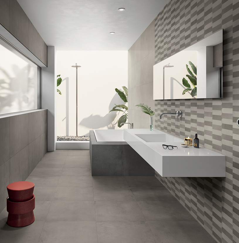 Infinity concrete Wax/Rett. 60x60 Cercom Ceramiche