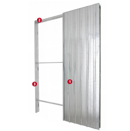Controtelaio 70x210 Porta a Scomparsa x Intonaco
