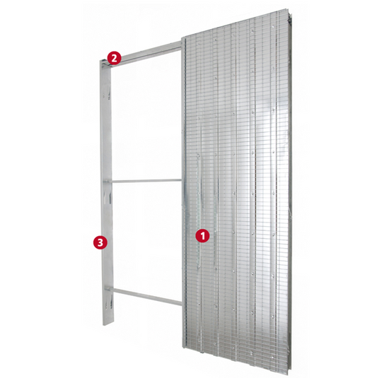 Controtelaio 60x210 Porta a Scomparsa x Intonaco