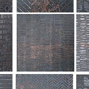 Costruire Lamiera Mix Nero S/8 25X25 Serenissima Ceramiche