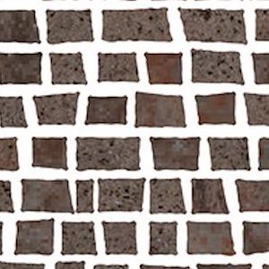 Costruire Mosaico Random Metallo Ruggine 30x30 Serenissima Ceramiche