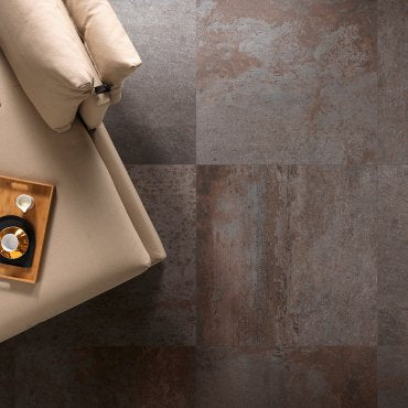 Costruire Metallo Ruggine 30X120 Rett. R10 Serenissima Ceramiche