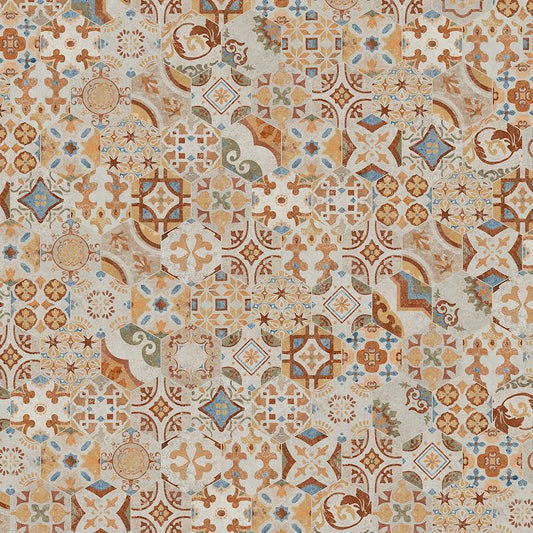 COTTO DEL CAMPIANO ESAGONA TERRE EMILIANE MIX NATURALE 15,8X18,3 CIR CERAMICHE