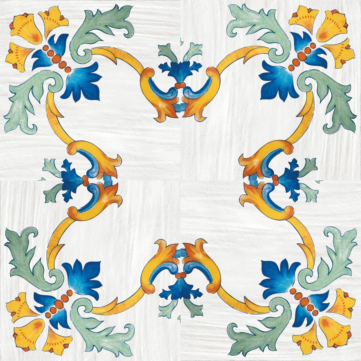 Cotto mediterraneo Cuma 34x34 Savoia